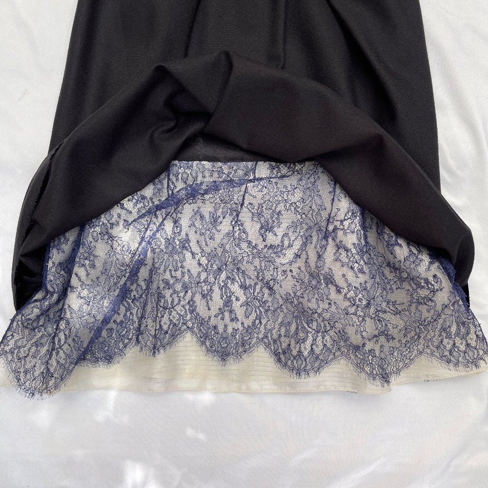 Auc Nina Ricci wool lace and velvet dress IT36 - Picture 6 of 14